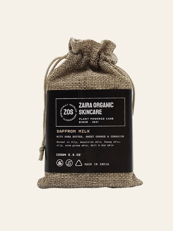 Saffron Milk & Rosehip Face Cleanser Bar