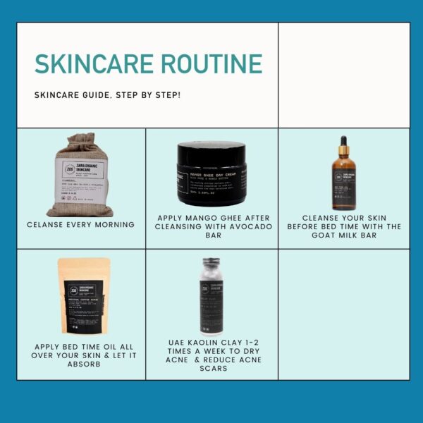 2 Oily Kit By Zaira Organic - Routine